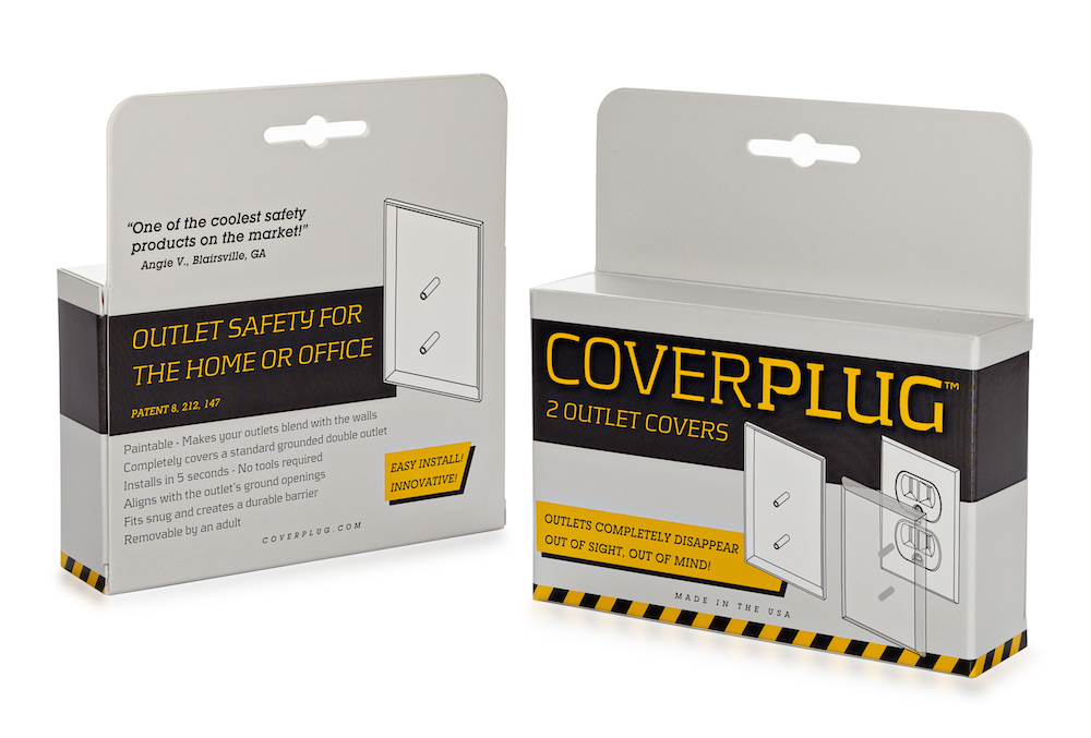 CoverPlug Packaging Front & Back